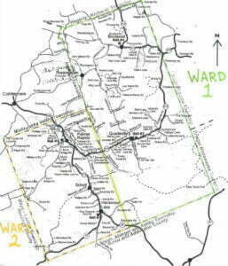 Map of Township Wards